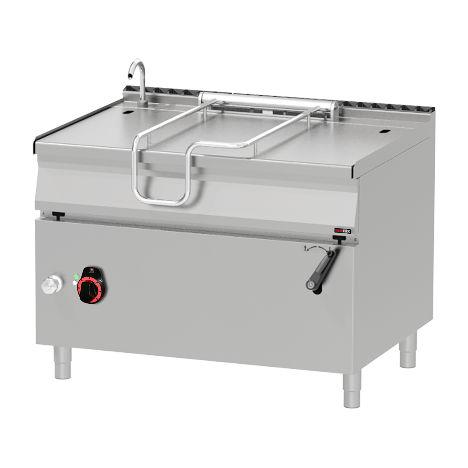 Kallutatav bratt-pann elektriline nerez 120 l BR 90/120 E/N