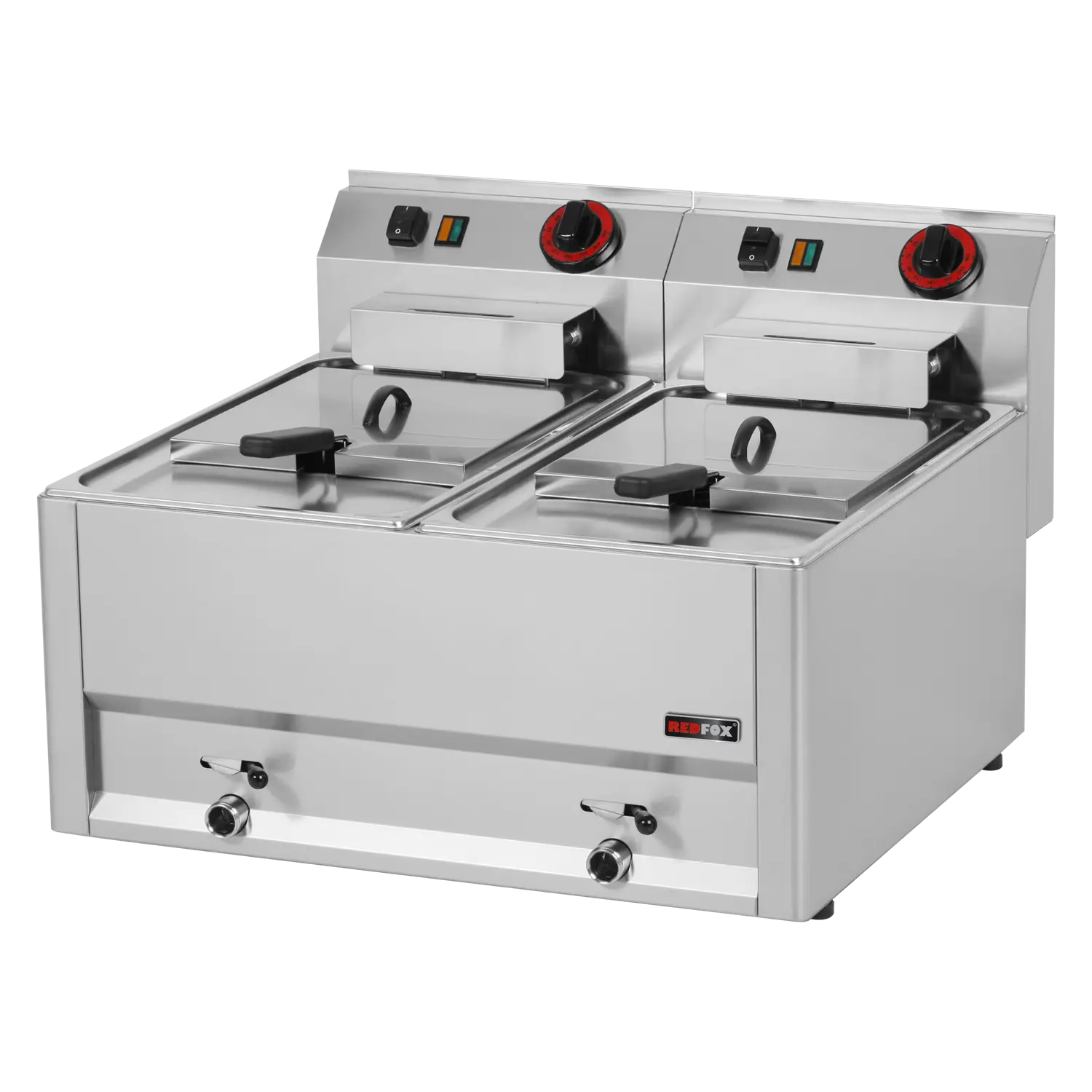 Elektriline fritüür 2 korviga 0,38 kW/l, 8+8 l ilma kapita 230 V FE 60 EL