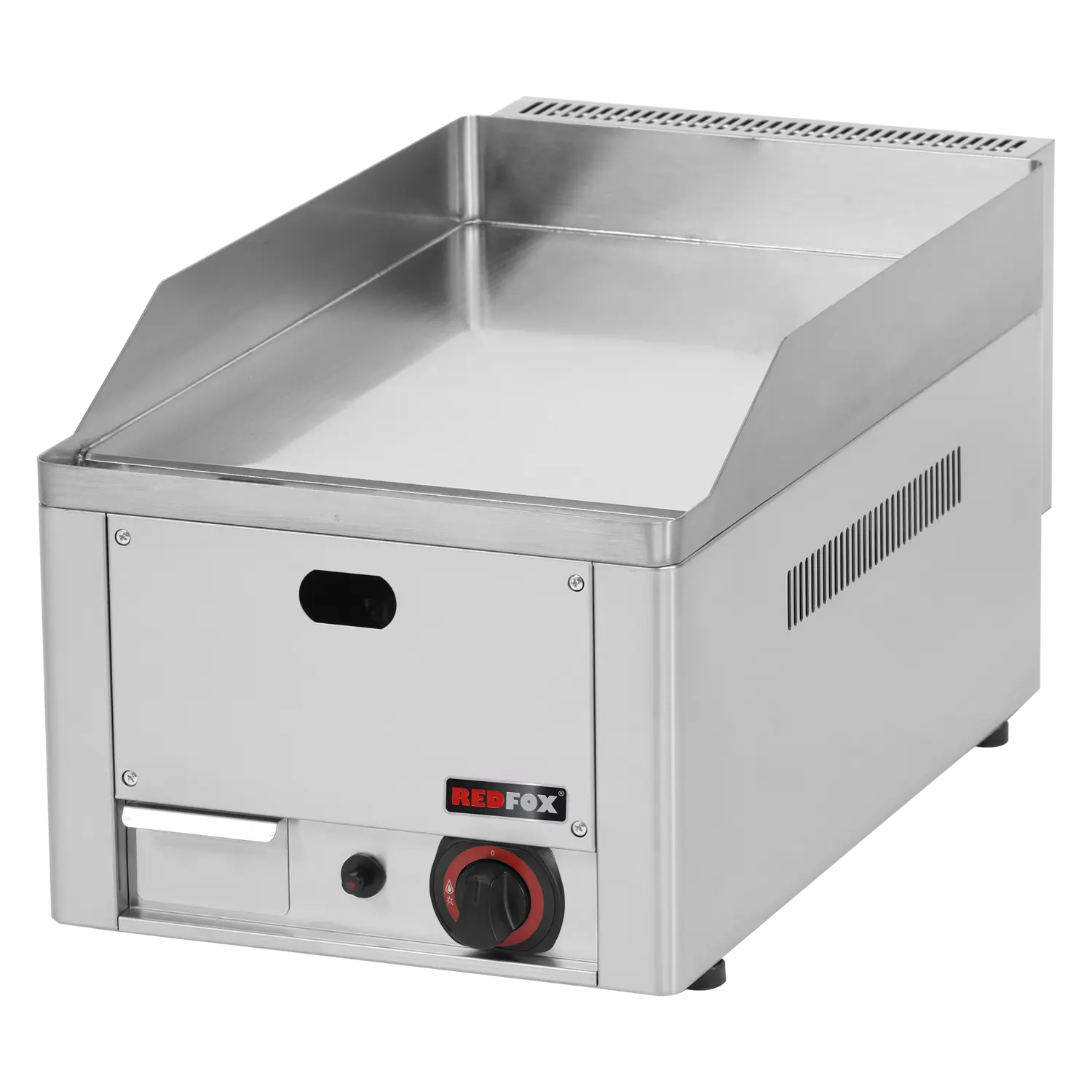 Fry-top grilliplaat 32x48 gaas krommeeritud sile counter top FTHC 30 G