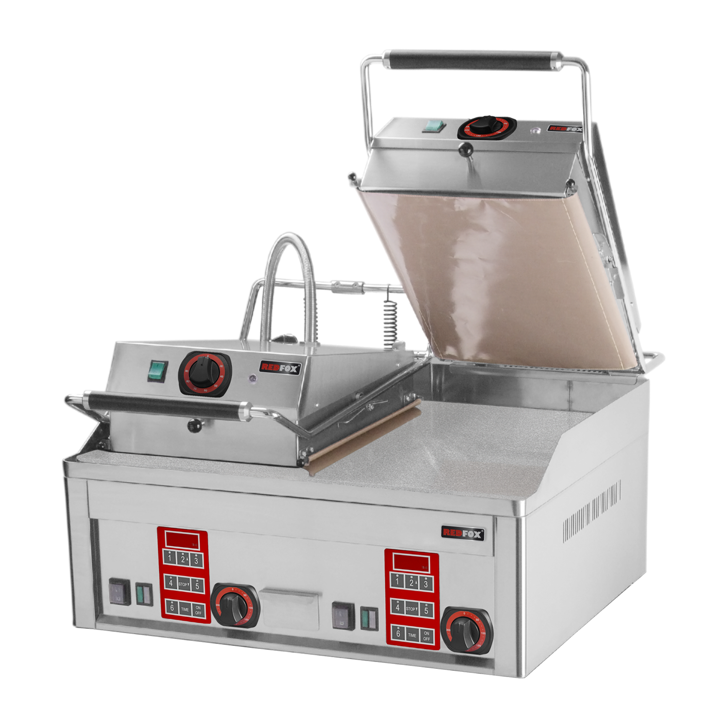 Fry Top graniitja sile elektriplaat vastupidav kroom FTHC 60 ED + 2x KD 30 T