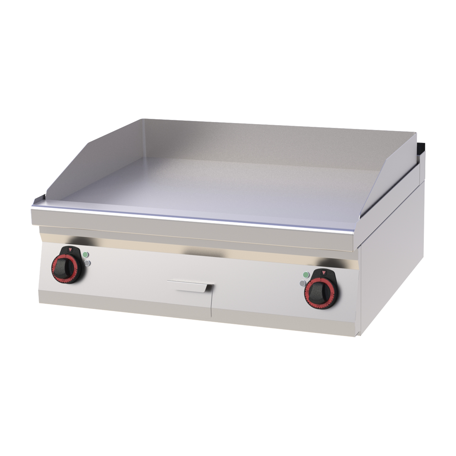 Fry-top praetaldriku plaat 80x51 elektriline kroomitud sile ilma kapita 400 V FTHC 70/08 E