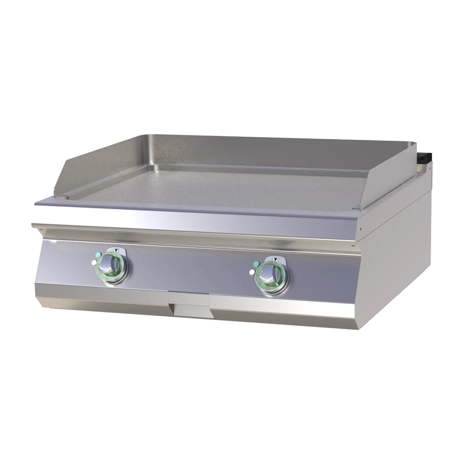 Fry-top griddle plate smooth chromed RM FTHC 708 E
