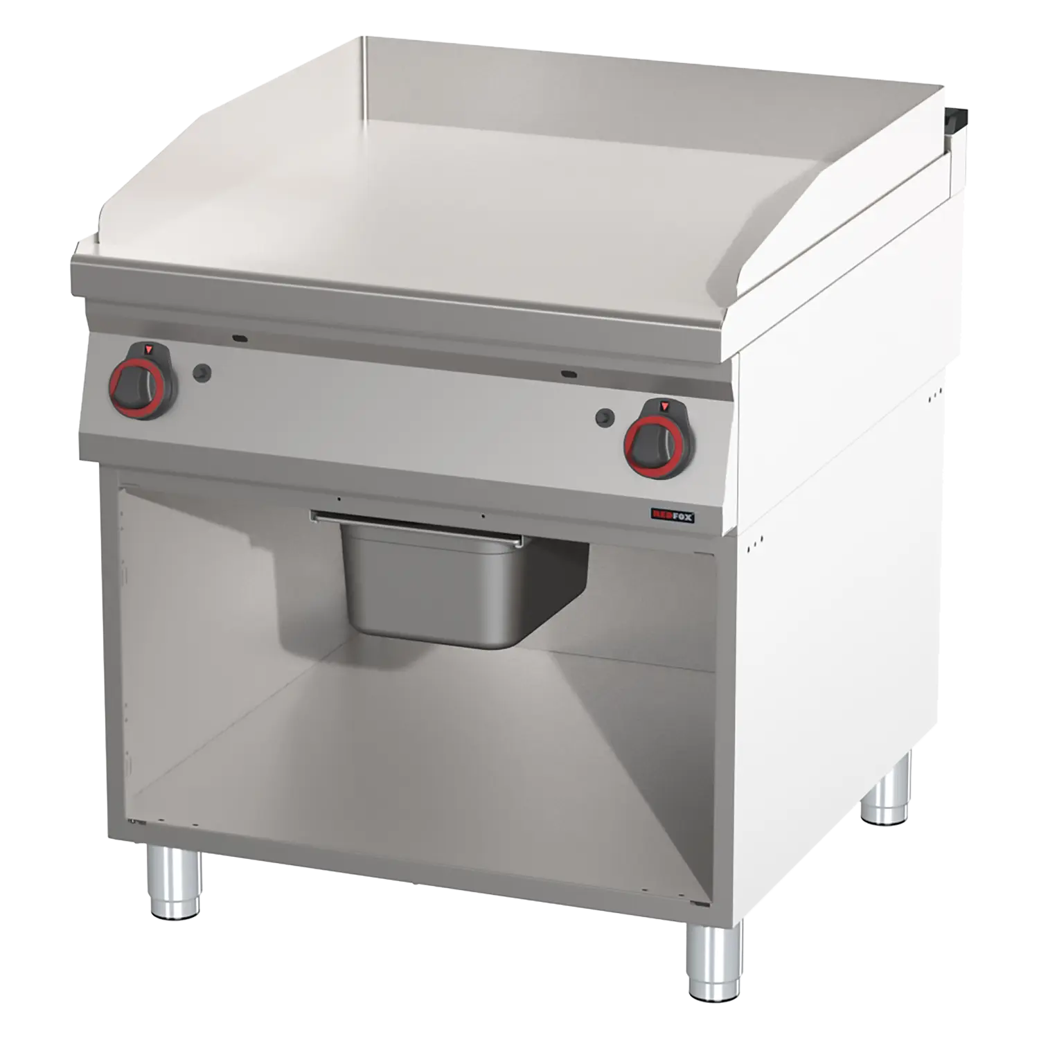 Sile Fry-top griddle-plaadi kroom FTHC 90/80 G