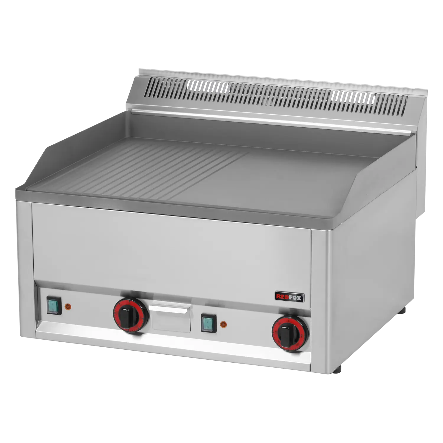 Fry-top grilli plaat 65x48 elektriline kombineeritud ilma kapita 400 V FTHR 60 EL