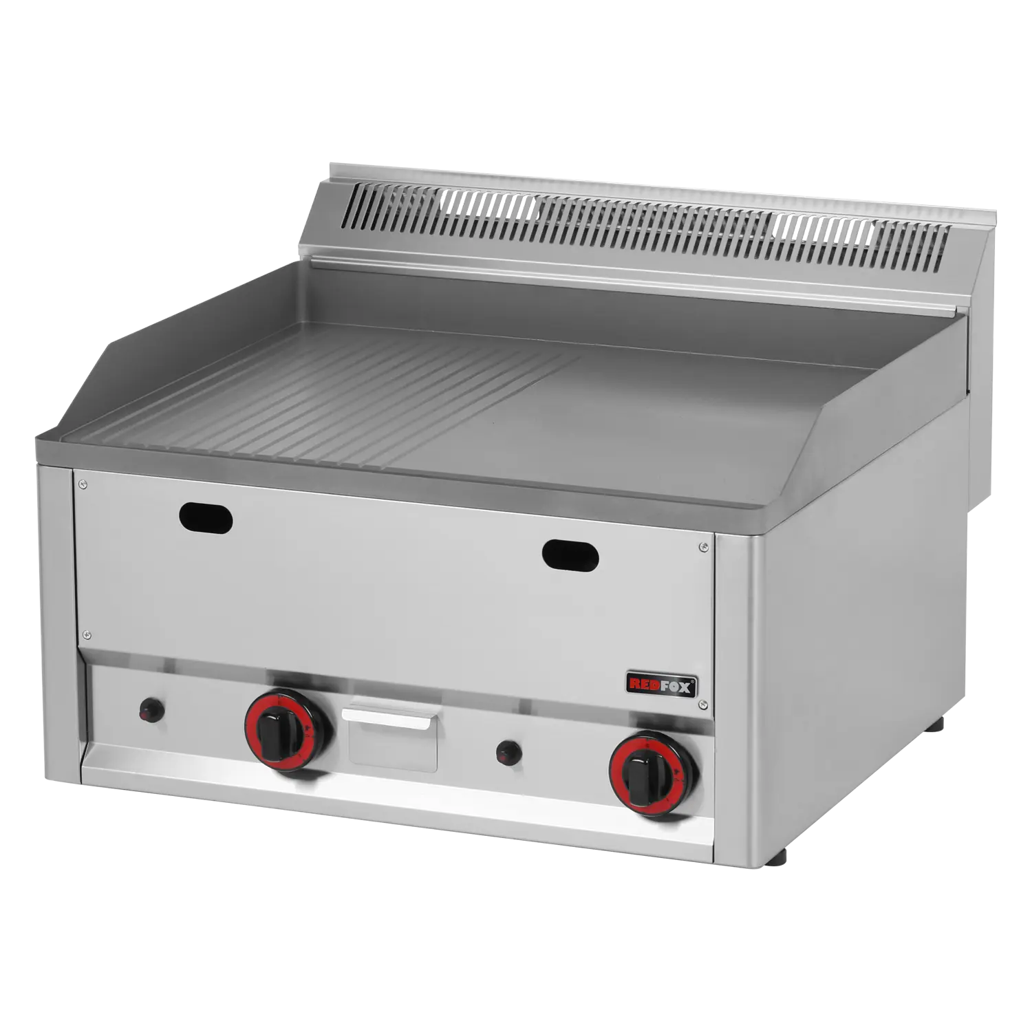 Fry-top grilliplaat 65x48 gaasiga sooniline ilma aluskapita FTHR 60 GL