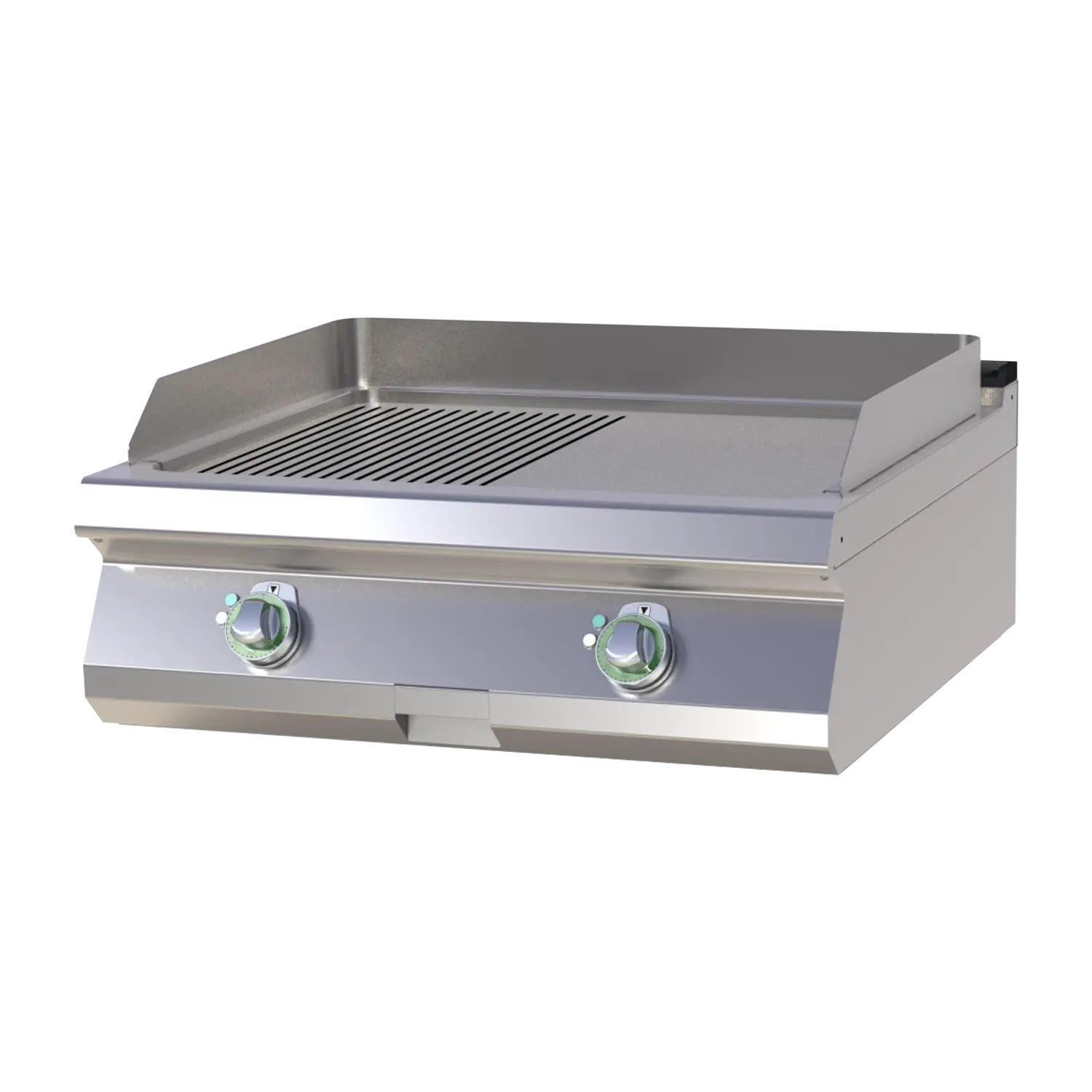 Fry-top griddle plate combined RM FTHR 708 E