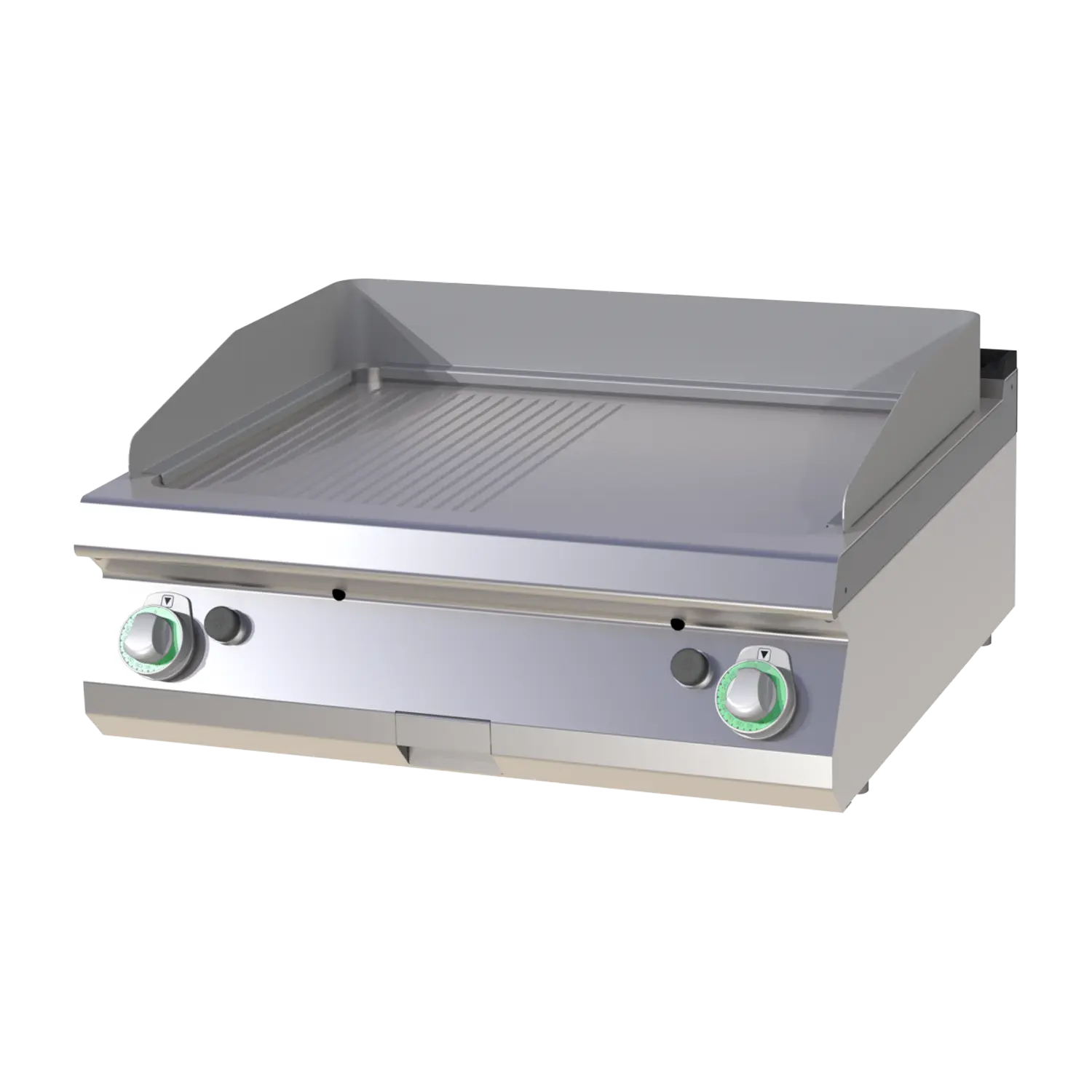 Fry-top griddle plate combined RM FTHR 708 G