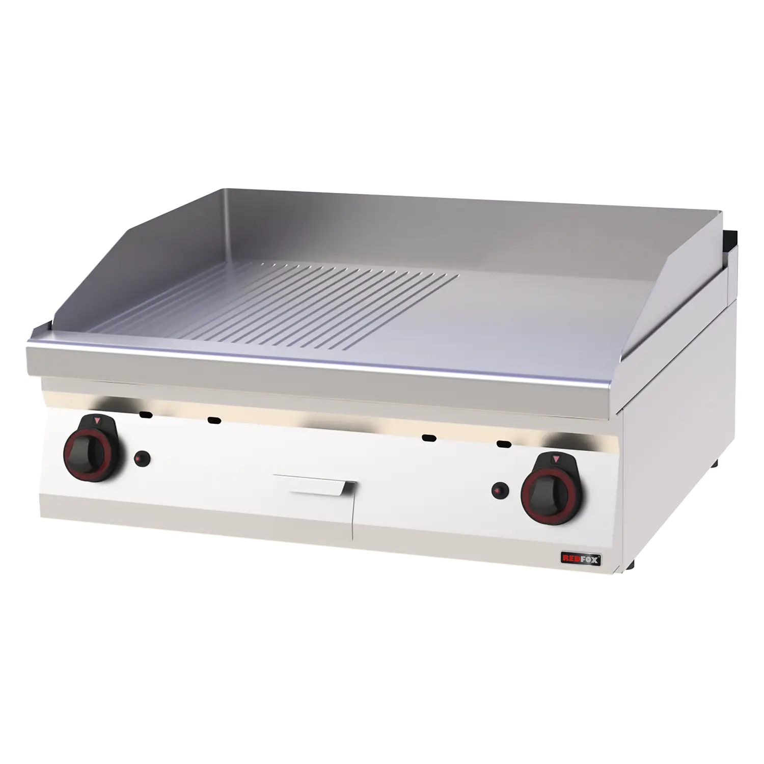 Fry-top praetaldrik 80x51 gaas, kroomitud, kombineeritud ilma aluskapita FTHRC 70/08 G