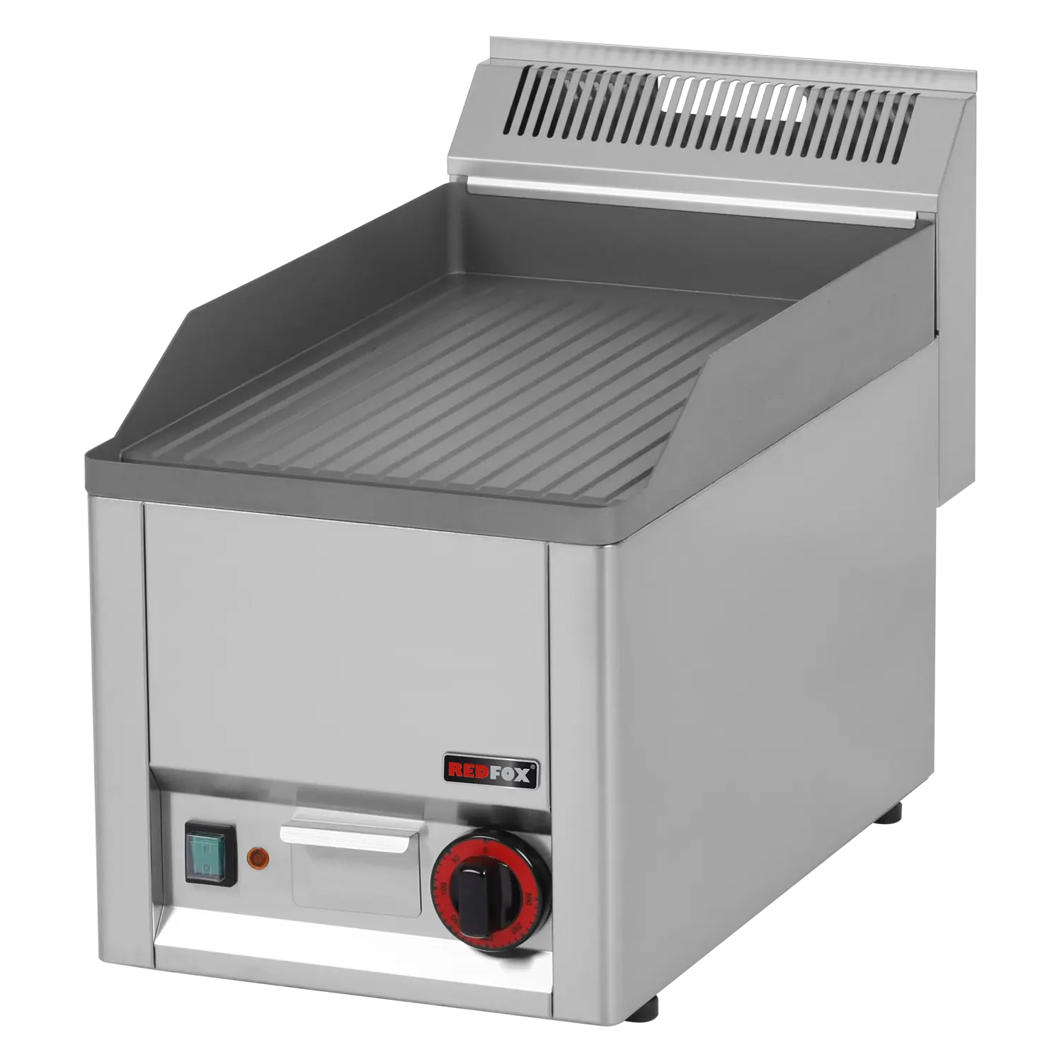 Fry-top grilli-/plaat 32x48 elektriline soonestatud ilma aluskapi või kapita 230 V FTR 30 EL