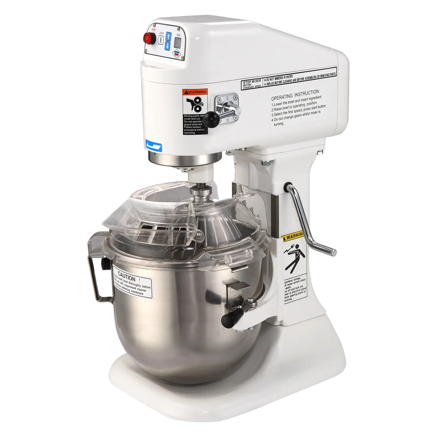 Universaalne planetaarmikser 3 kiirust 8 l 230 V RM RM 800