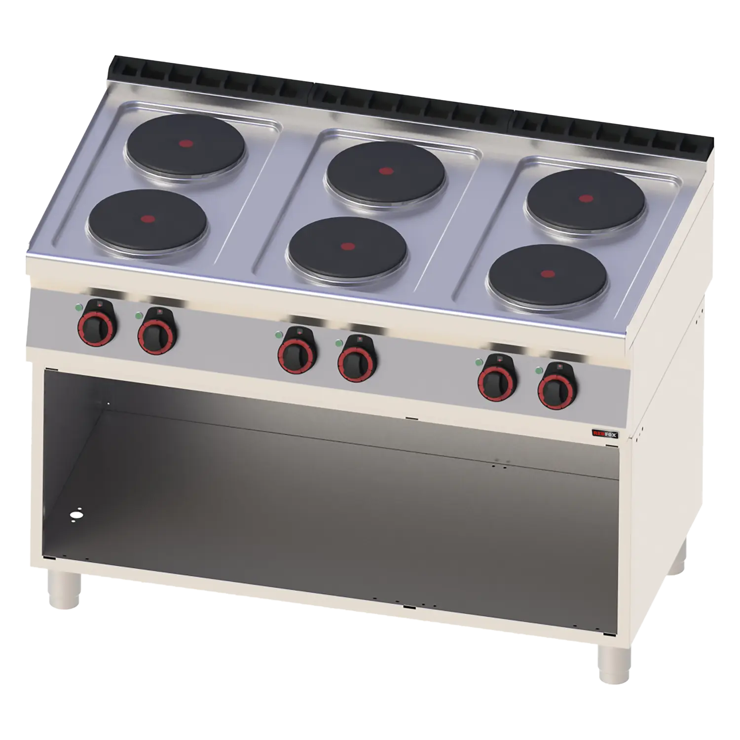 Elektriline pliit 6x plaadiga avatud kapis 400 V SP 70/120 E