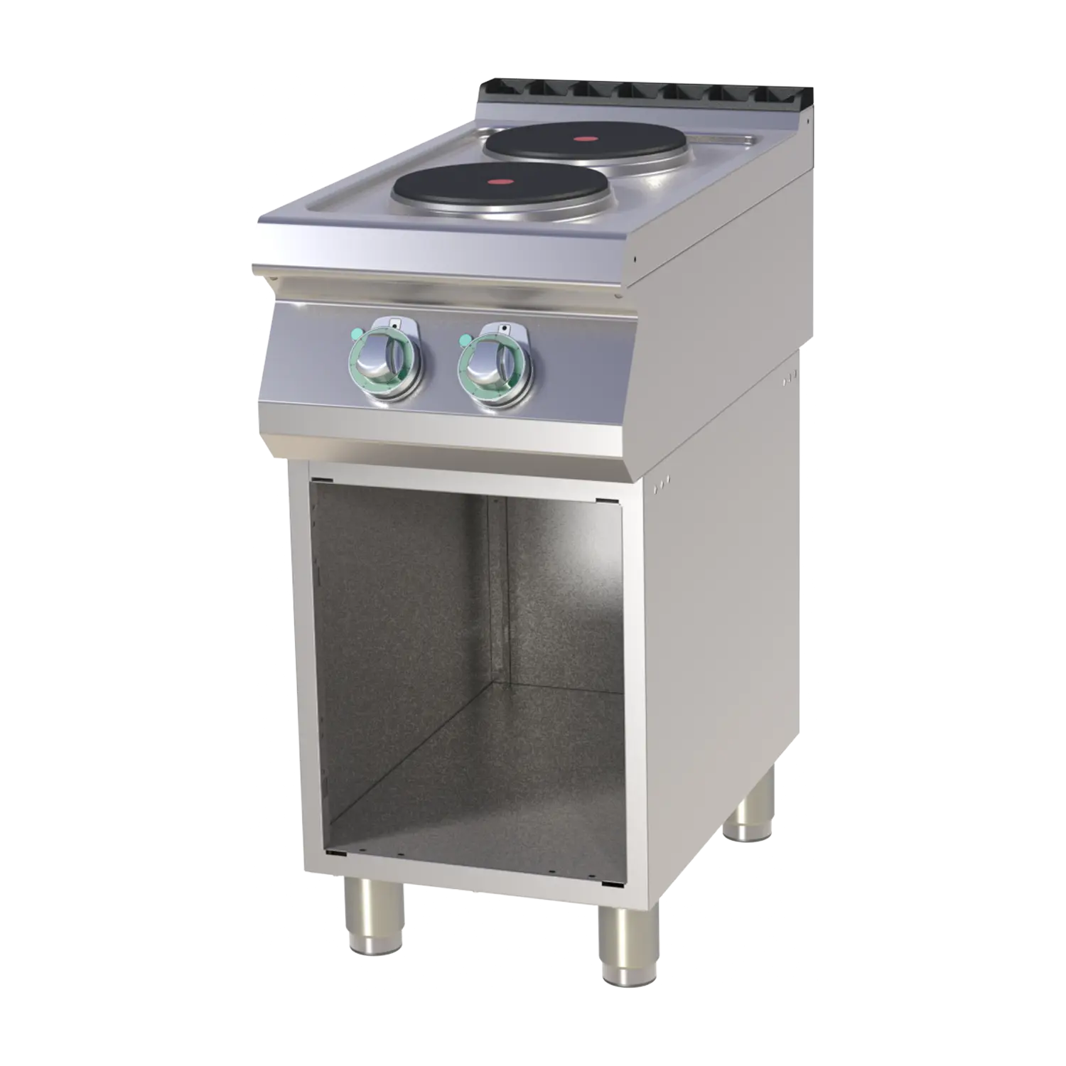 Cooking range electric on open cabinet RM SP 740 E