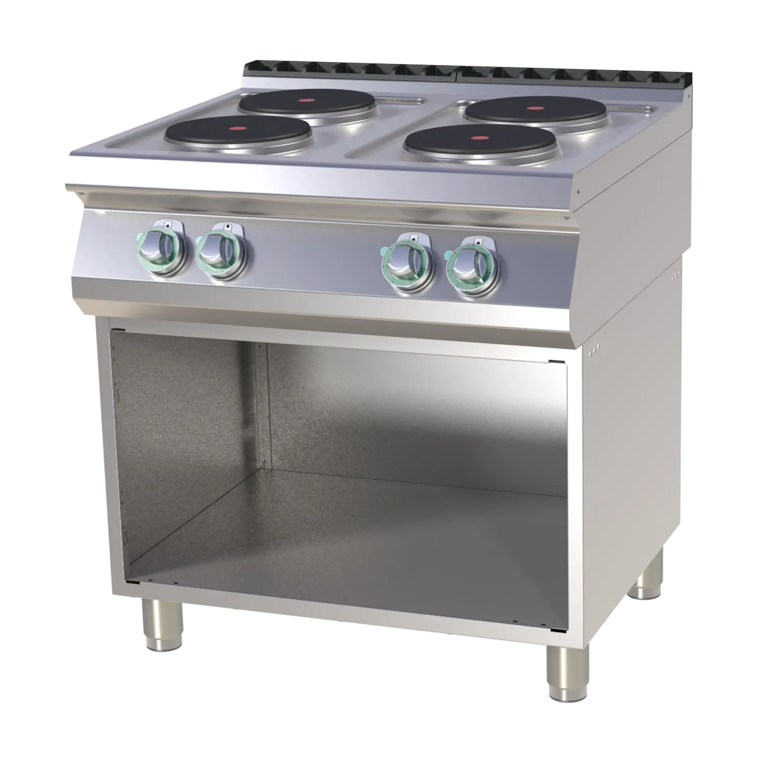 Cooking range electric on open cabinet RM SP 780 E