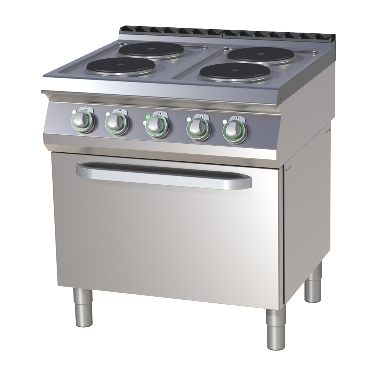 Electric range with hot air oven RM SPT 780/11 E