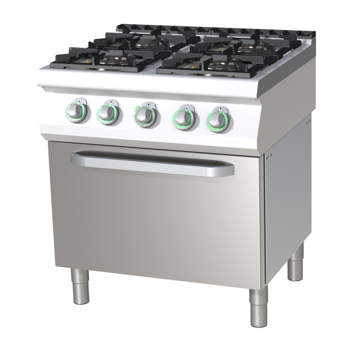 Cooking range gas with electric convection oven RM SPT 780/11 GE