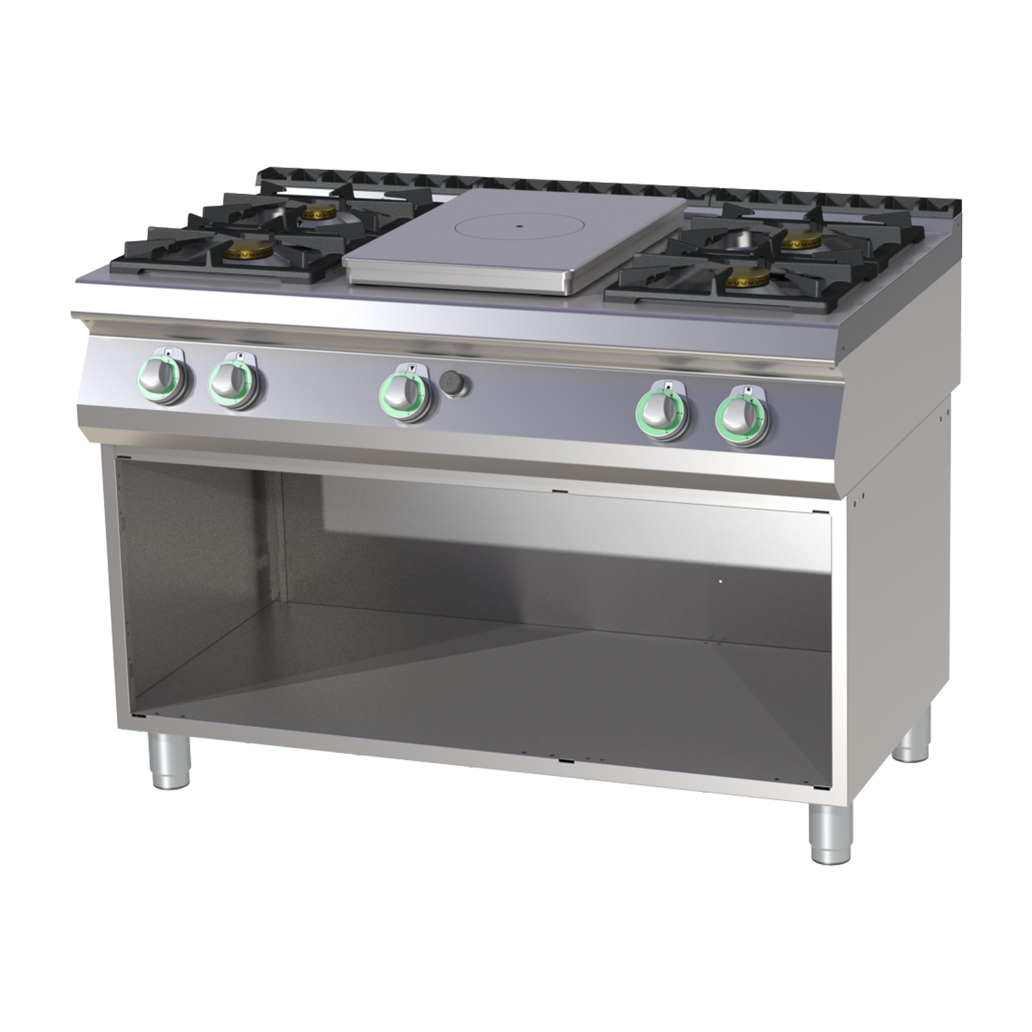 Solid Top gas cooker with cabinet RM STPS 7120 G
