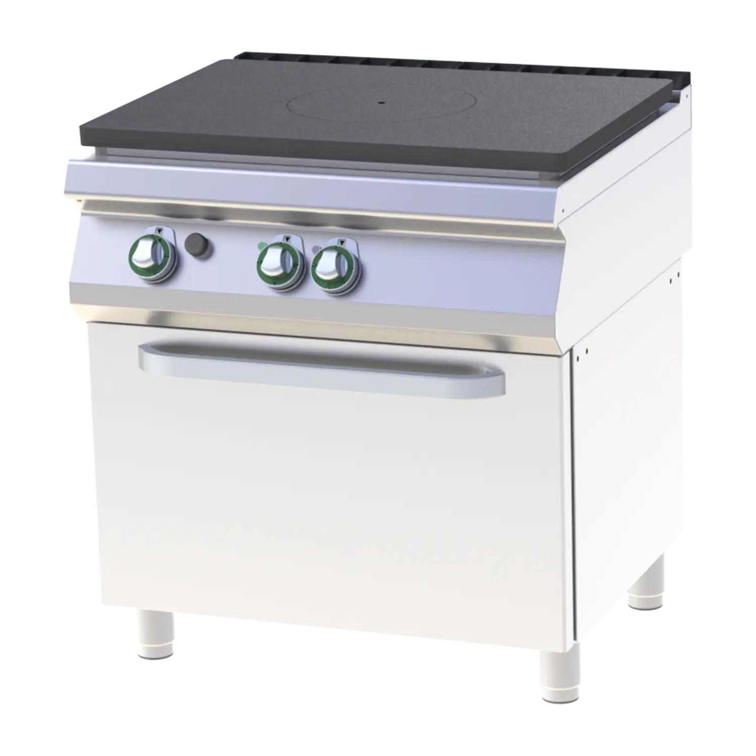 Cooking range gas solid top with electric static oven RM STT 780/21 GE